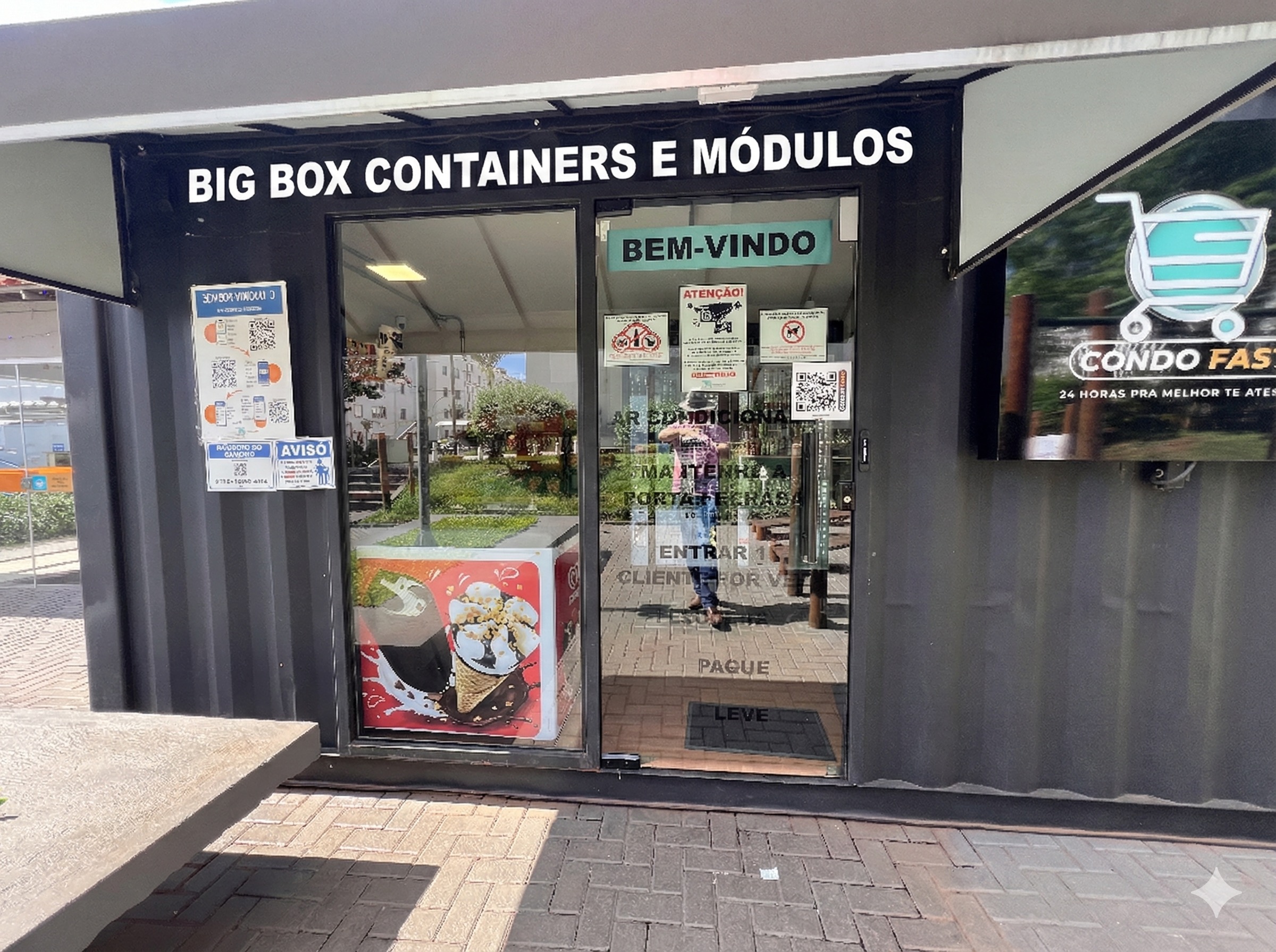 Container Loja de Conveniência 6m